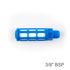 Plastic Breather Silencer 3/8' M Blue